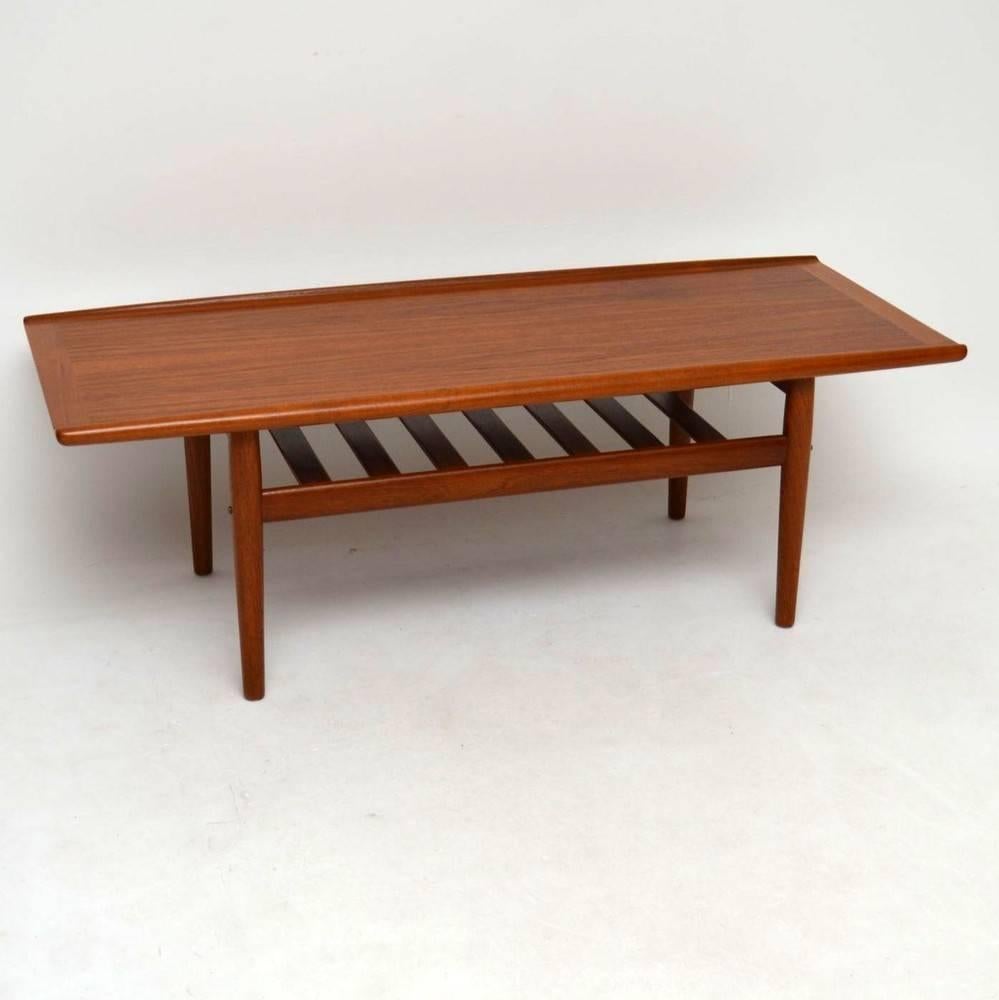 vintage danish coffee table