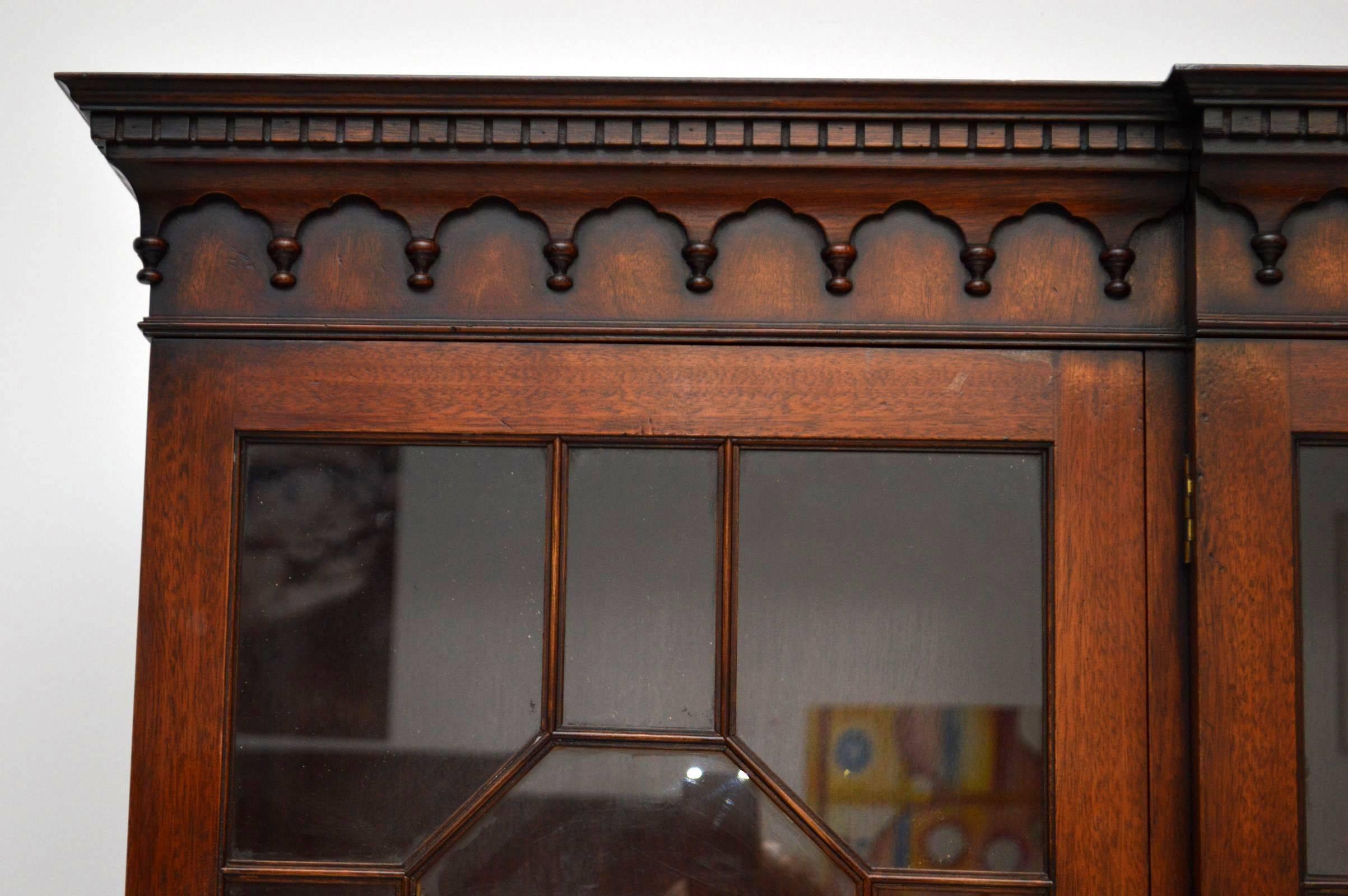 antique georgian breakfront