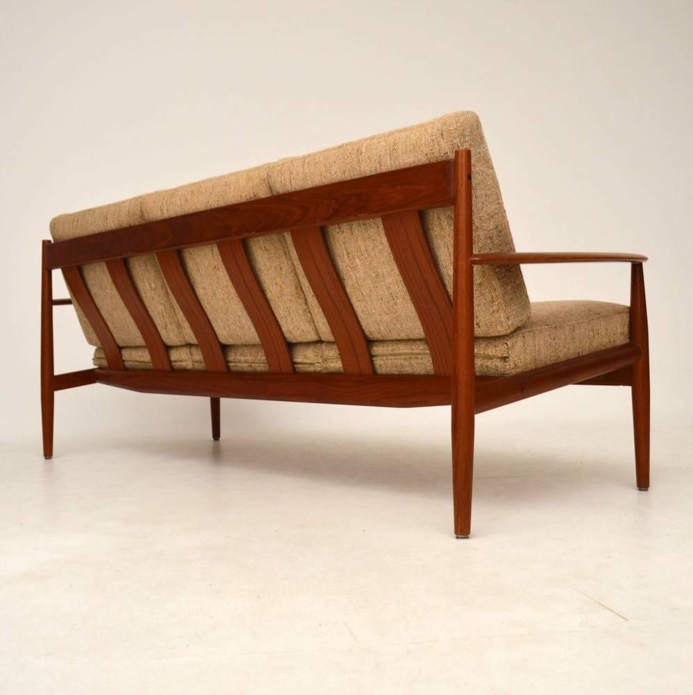 Danish Retro Teak Sofa by Grete Jalk for France & Son Vintage, 1960s 1