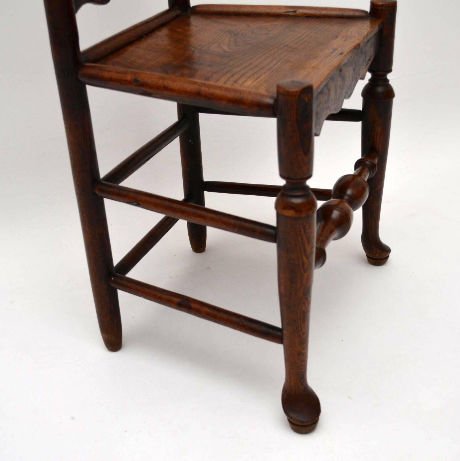 Ash Antique 18th Century Ladderback Chair