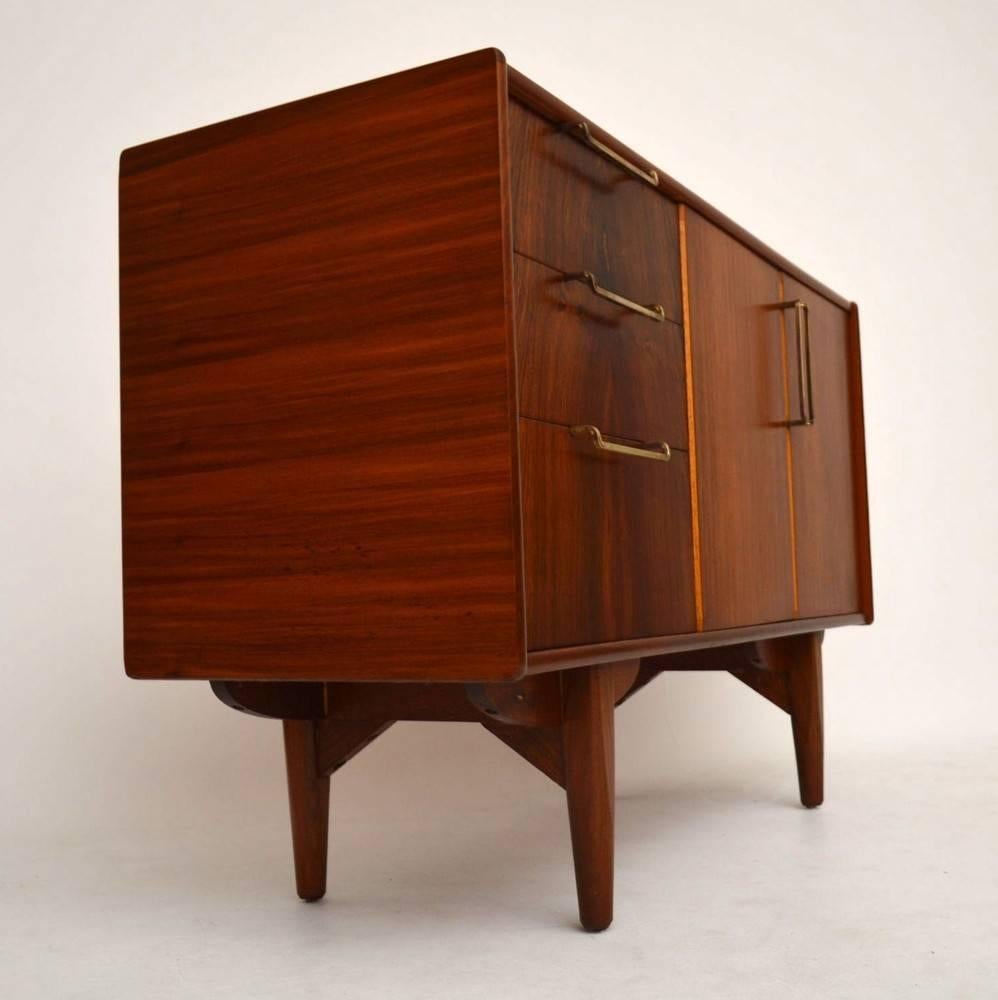 Mid-20th Century Rosewood and Tola Retro Sideboard Vintage, 1950s