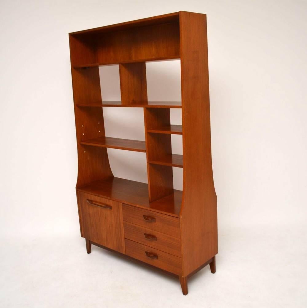 Teak Retro Bookcase, Cabinet or Room Divider Vintage, 1960s 1