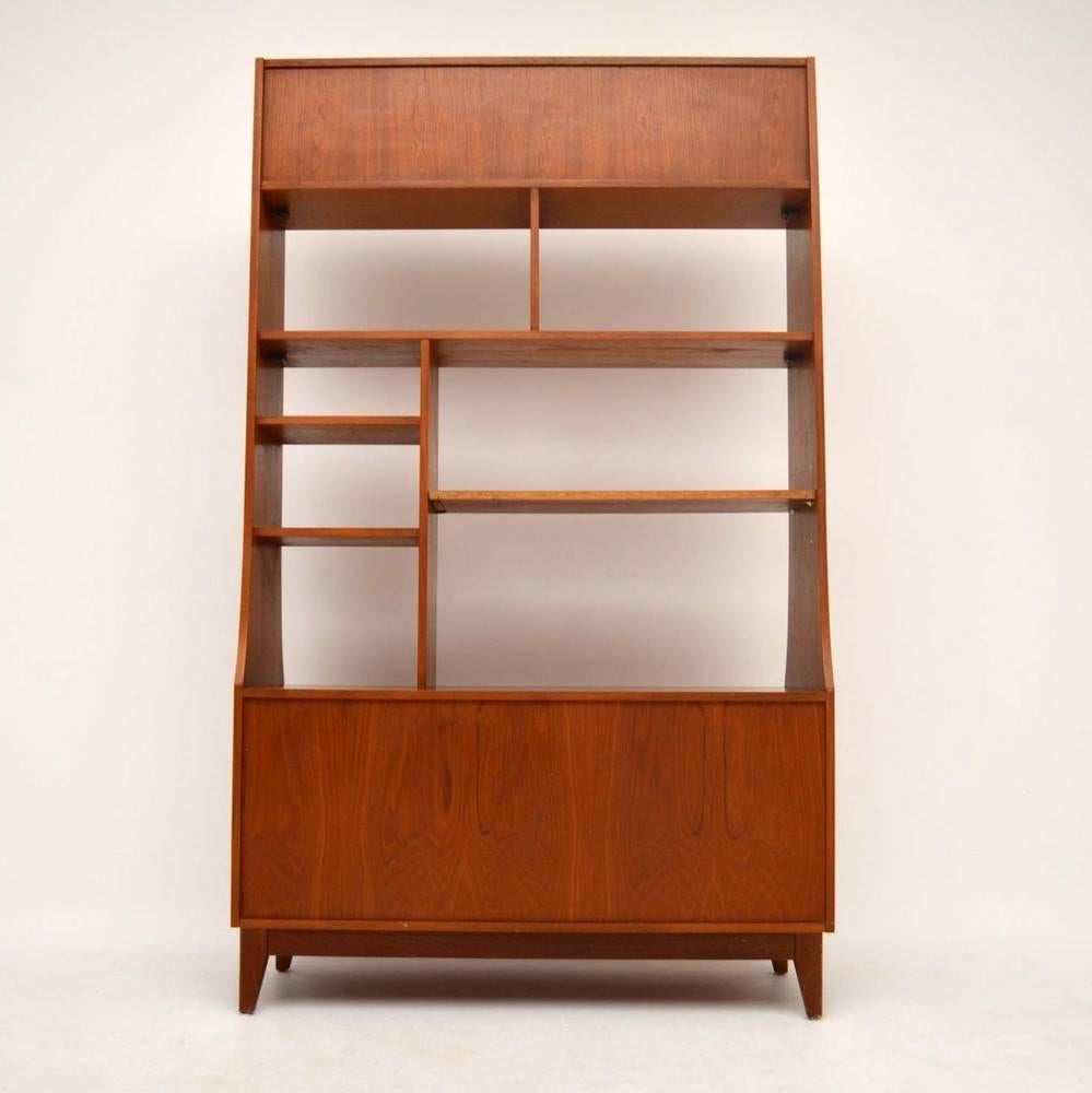 Mid-20th Century Teak Retro Bookcase, Cabinet or Room Divider Vintage, 1960s