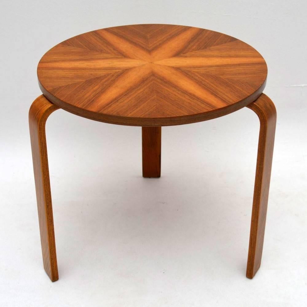 Mid-20th Century Walnut Stool or Table by Alvar Aalto Vintage, 1930s