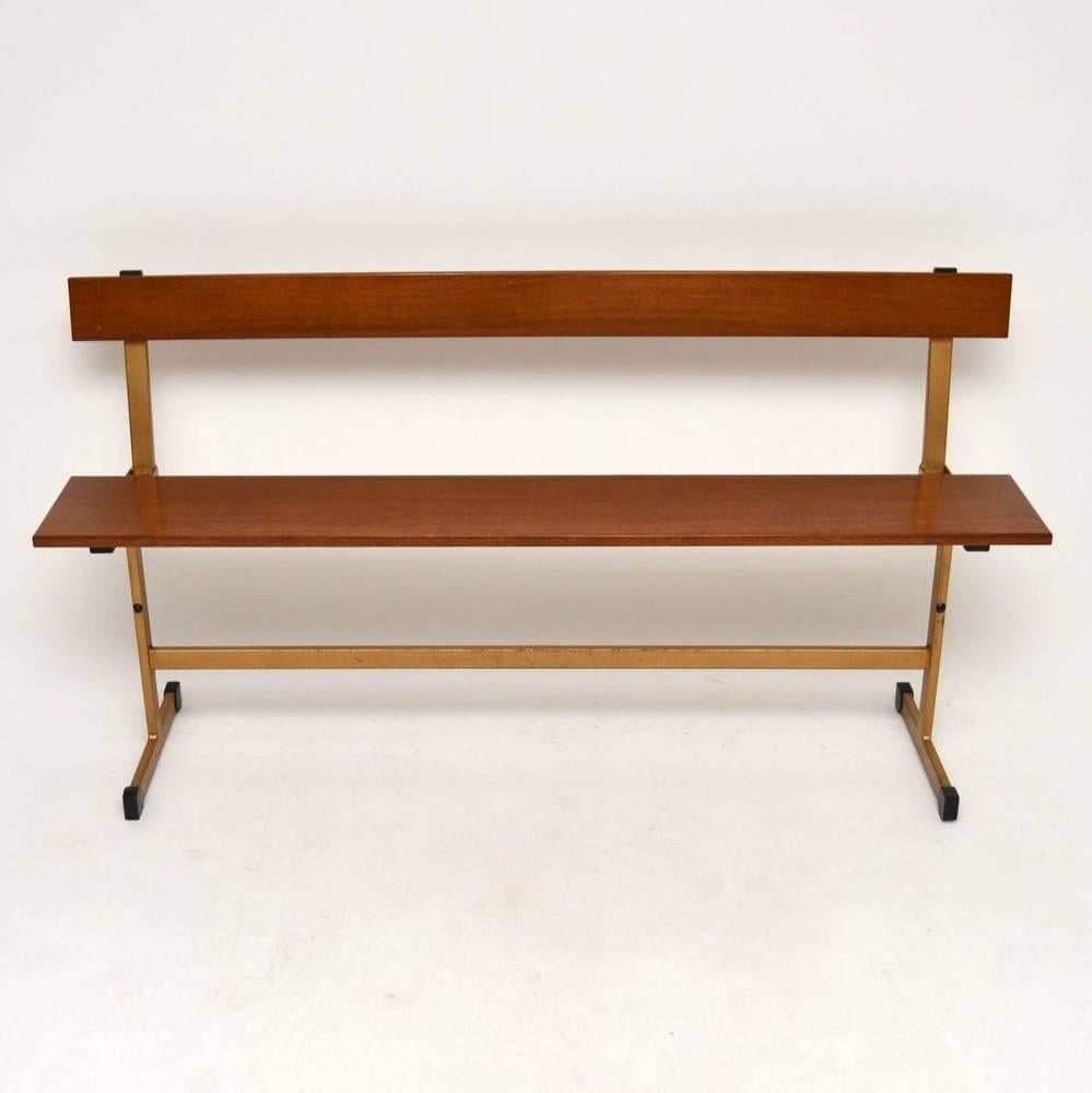 Pair of Retro Teak Folding Benches by Ladderax 2