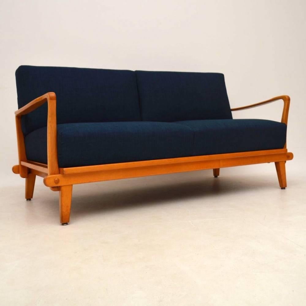 Retro Sofa Bed by Wilhelm Knoll, Vintage, 1950s In Excellent Condition In London, GB