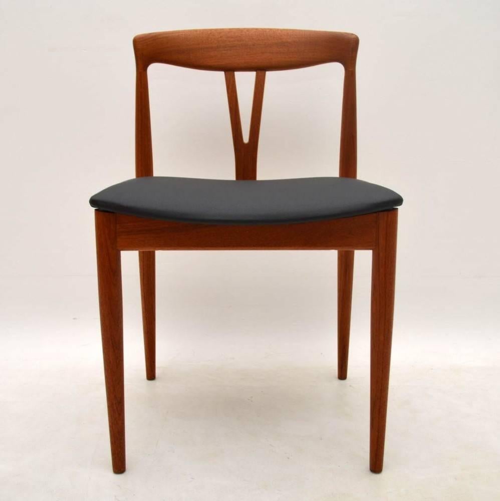 Set of Six Danish Teak Retro Dining Chairs, Vintage, 1960s In Excellent Condition In London, GB