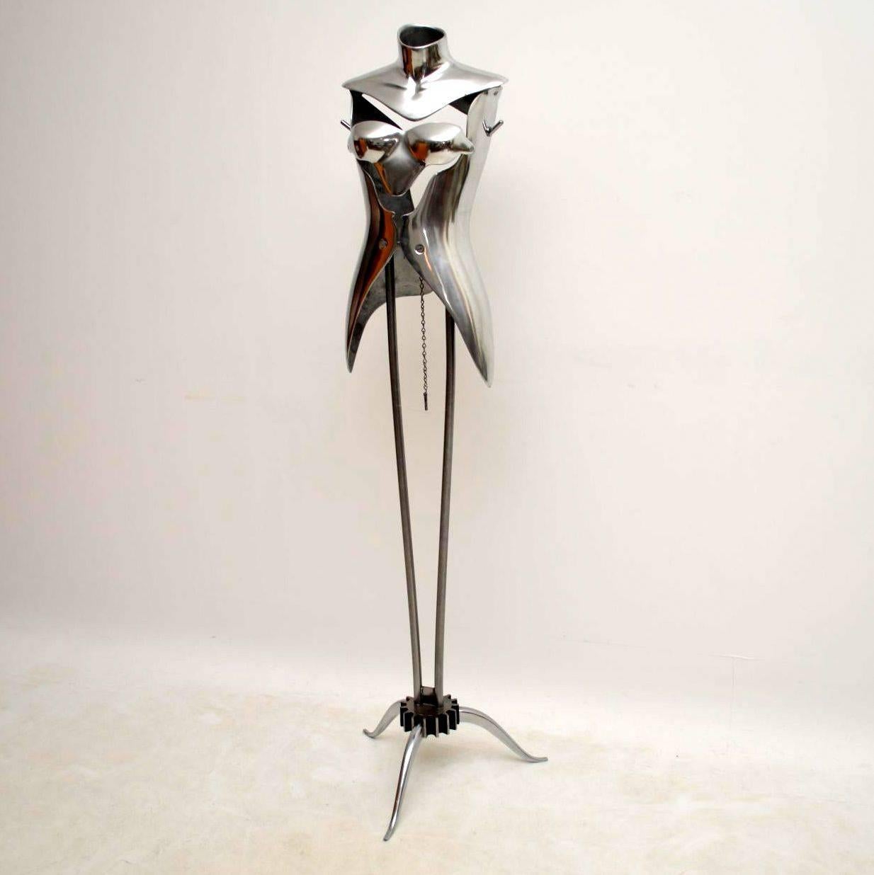 English Aluminium and Steel Mannequin designed by Nigel Coates