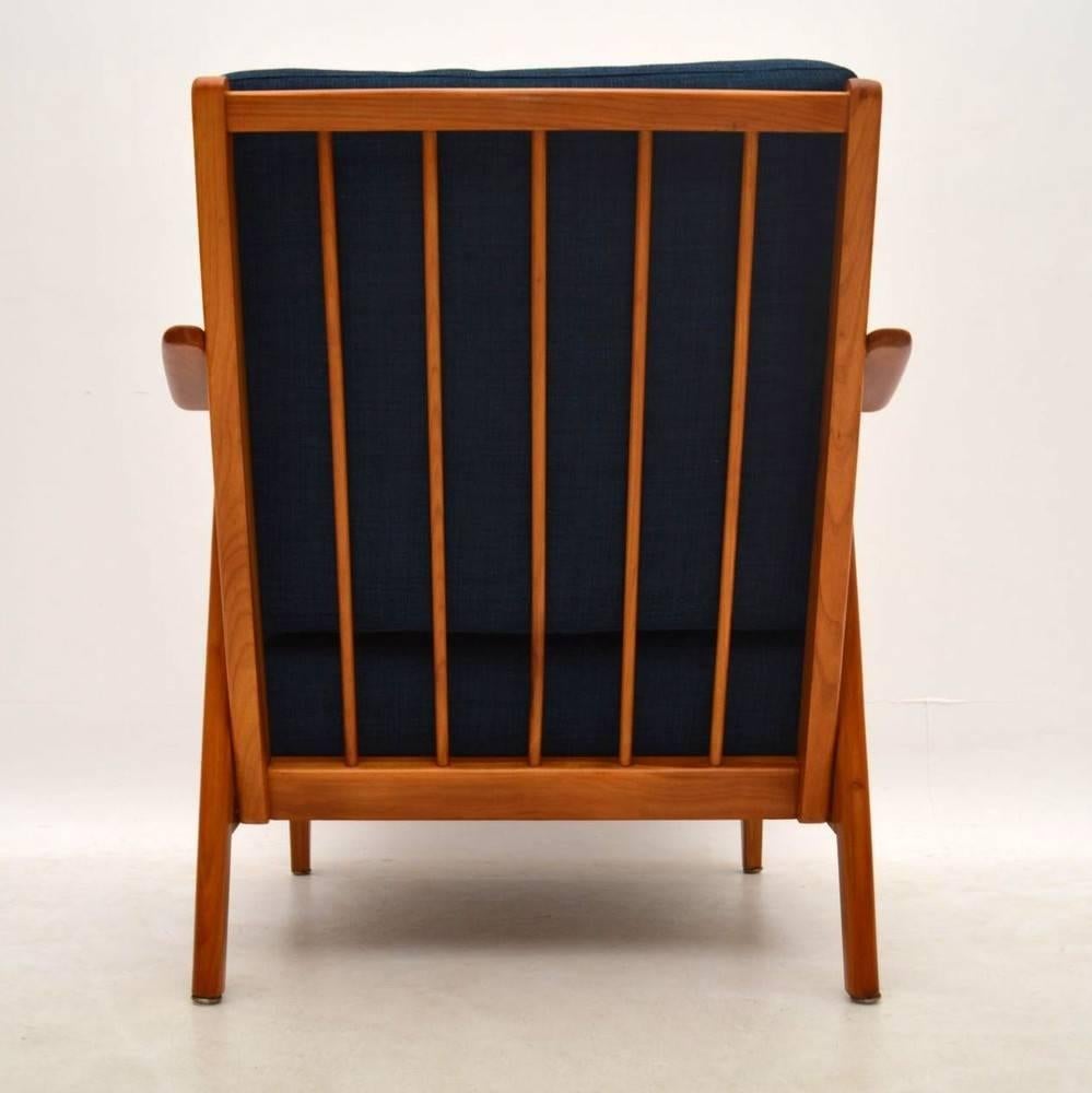 Retro Cherrywood Armchair Vintage, 1950s 3