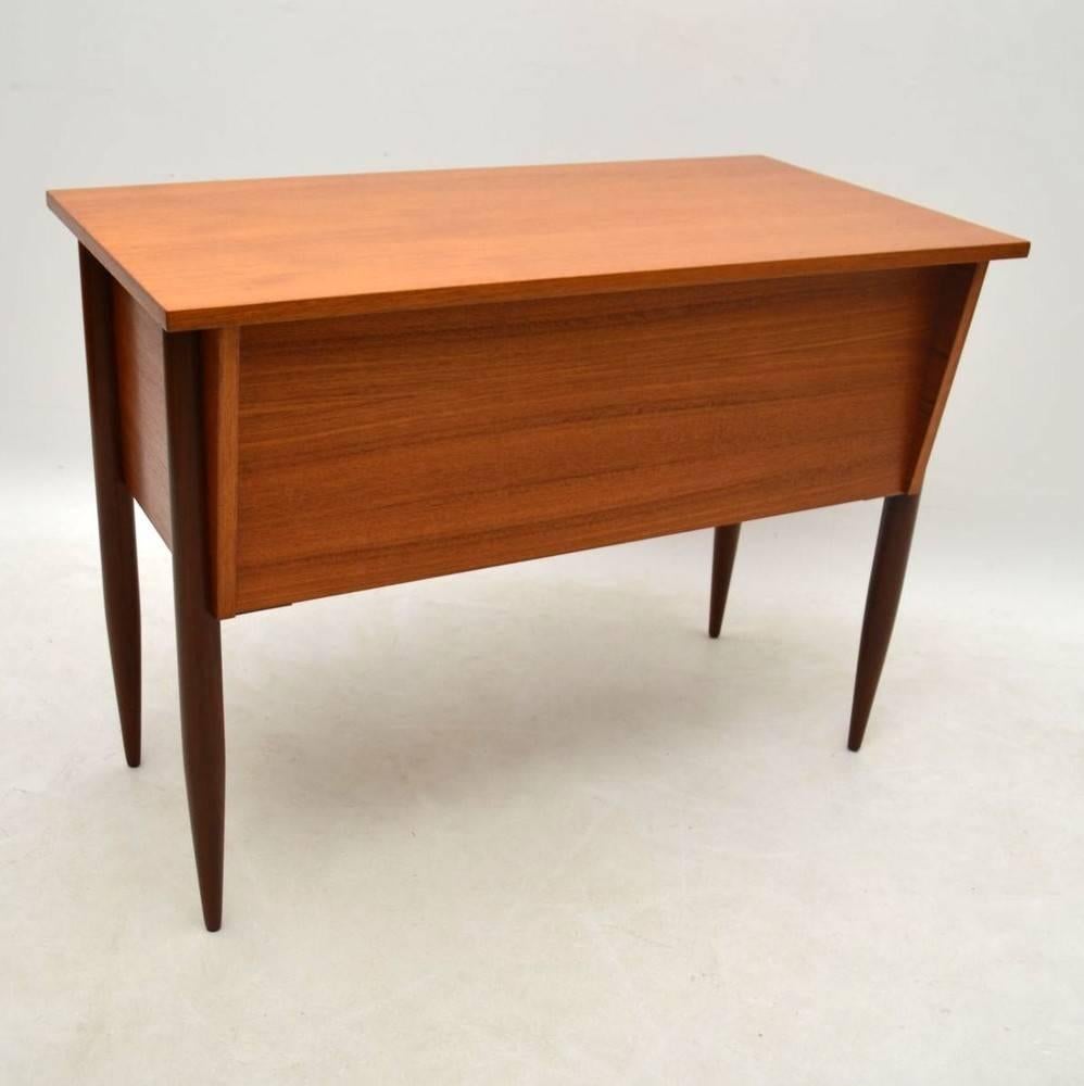 Danish Teak Retro Desk Vintage, 1960s 2