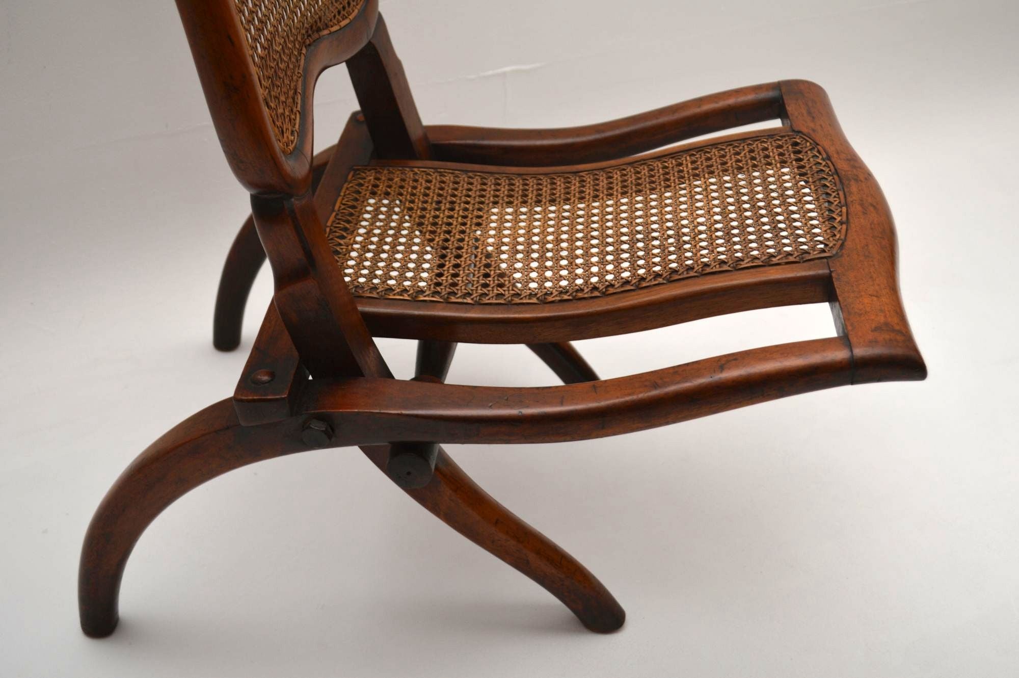 Antique Victorian Mahogany Folding Chair At 1stdibs