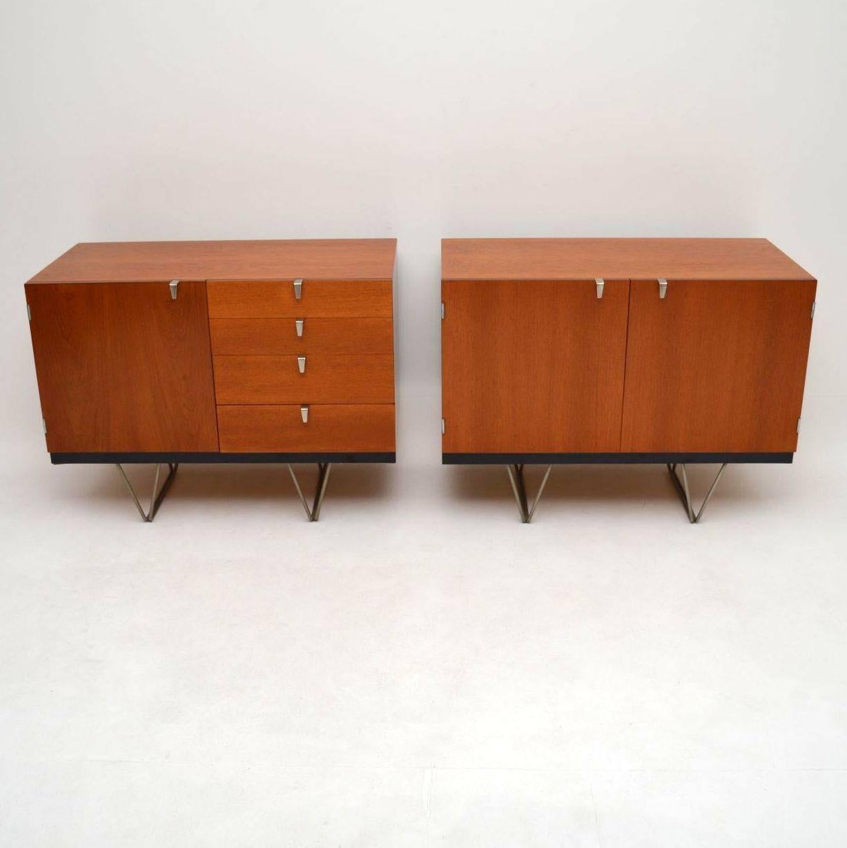 Pair of Retro Teak Cabinets by John & Sylvia Reid for Stag S-Range Vintage, 1950 3