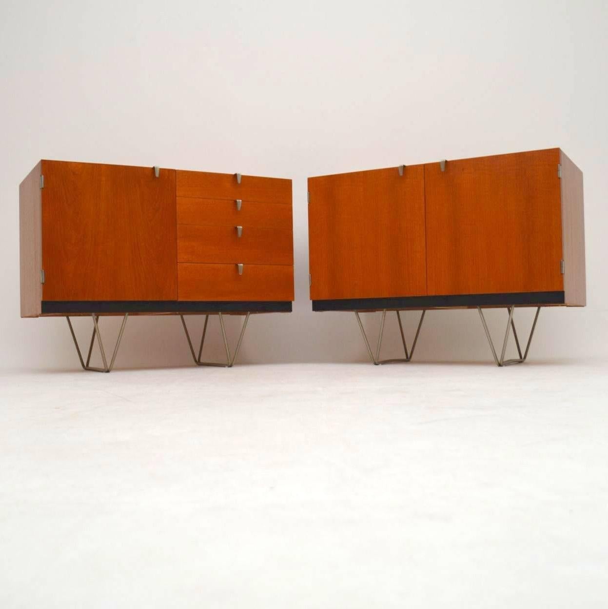 Pair of Retro Teak Cabinets by John & Sylvia Reid for Stag S-Range Vintage, 1950 4