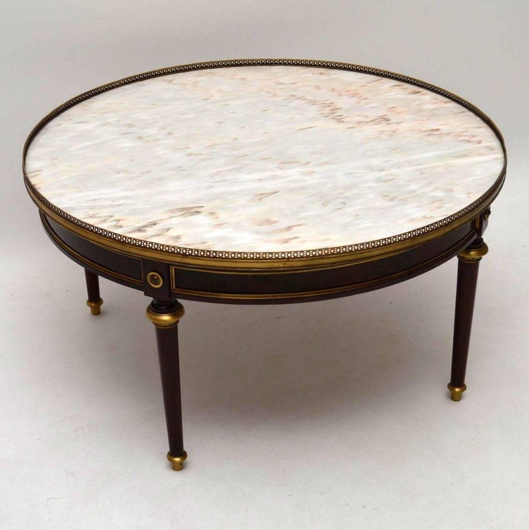 Antique French Marble Top Coffee Table At 1stdibs