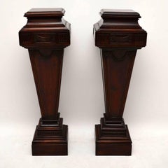 Antique Mahogany Columns – Pedestals