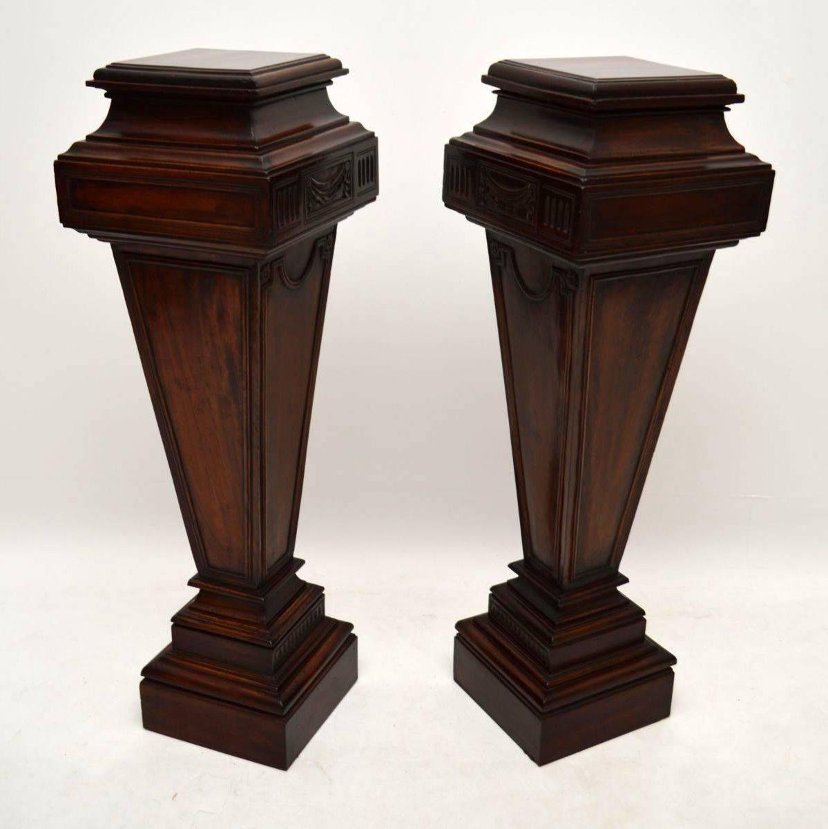 Antique Mahogany Columns – Pedestals 2