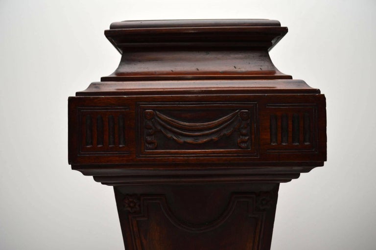 Antique Mahogany Columns – Pedestals at 1stDibs