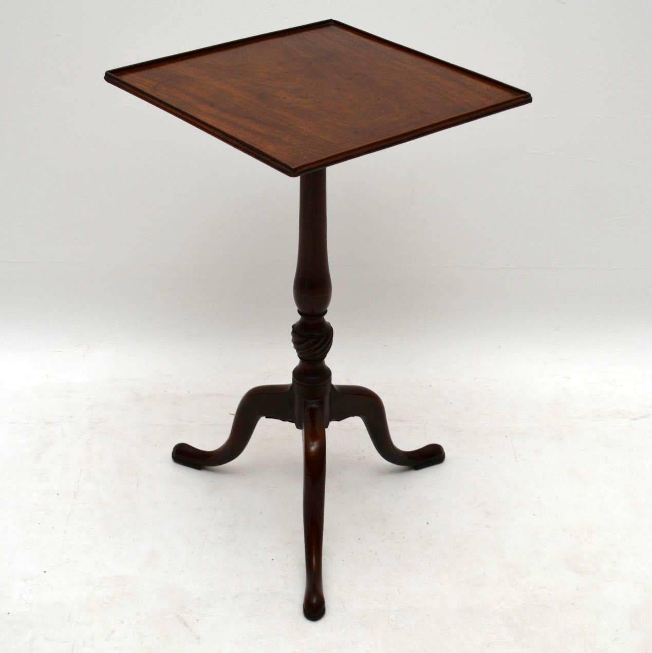 English  Antique Georgian Mahogany Tripod Table