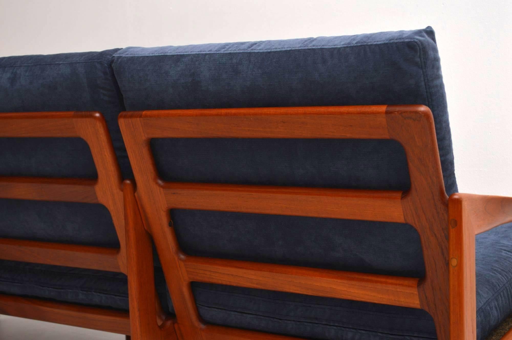 1960s Danish Teak Vintage Sofa by Illum Wikkelsø for Niels Eilersen 2