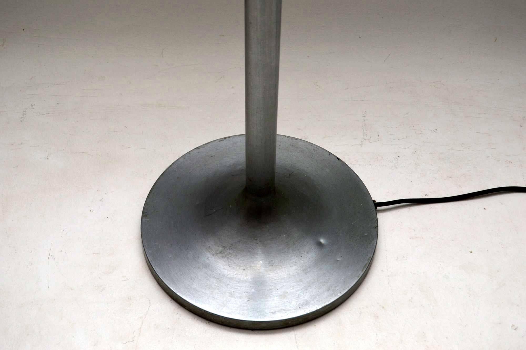 1960s Vintage Steel and Glass Telescopic Lamp 2