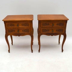Pair of Antique French Bedside Chests