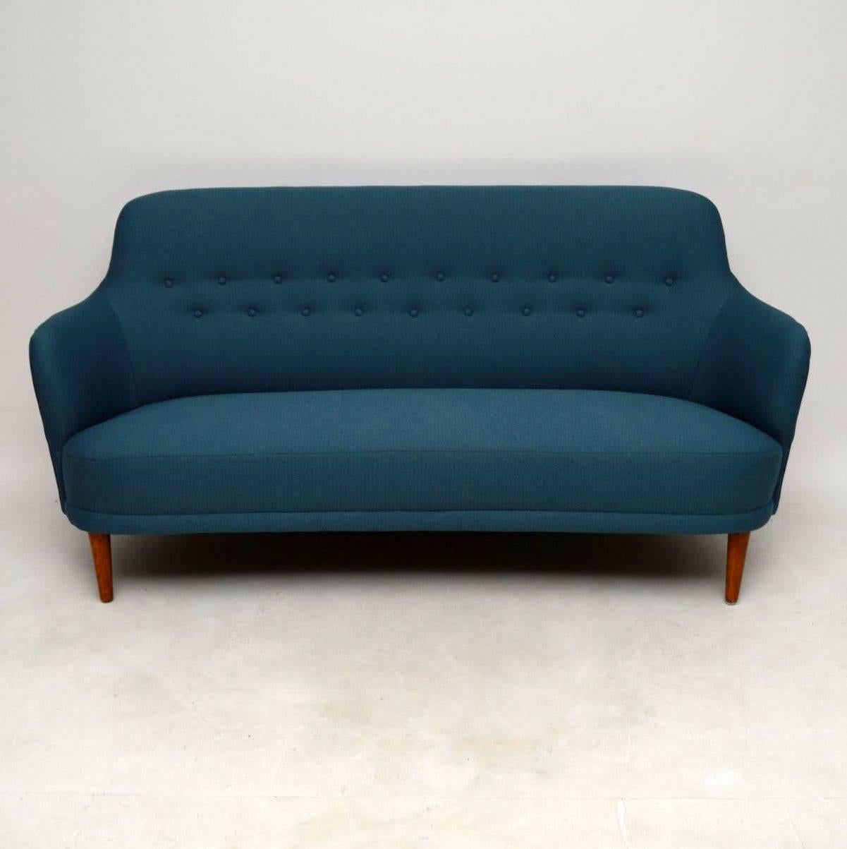 1960s Vintage Carl Malmsten ‘Samsas’ Sofa In Excellent Condition In London, GB