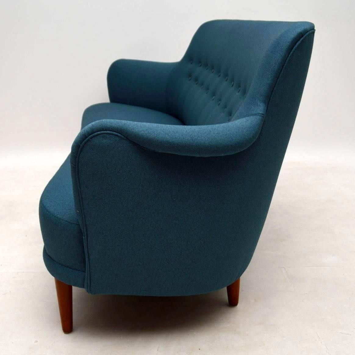 Mid-Century Modern 1960s Vintage Carl Malmsten ‘Samsas’ Sofa