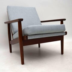 1960s Danish Vintage Armchair in Afromosia
