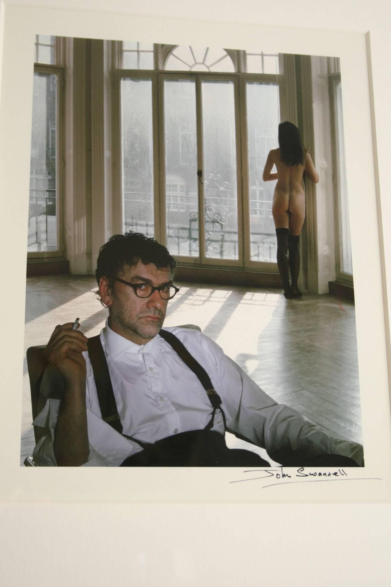 Original Photo of Jack Vettriano by Photographer John Swannell In Excellent Condition In London, GB