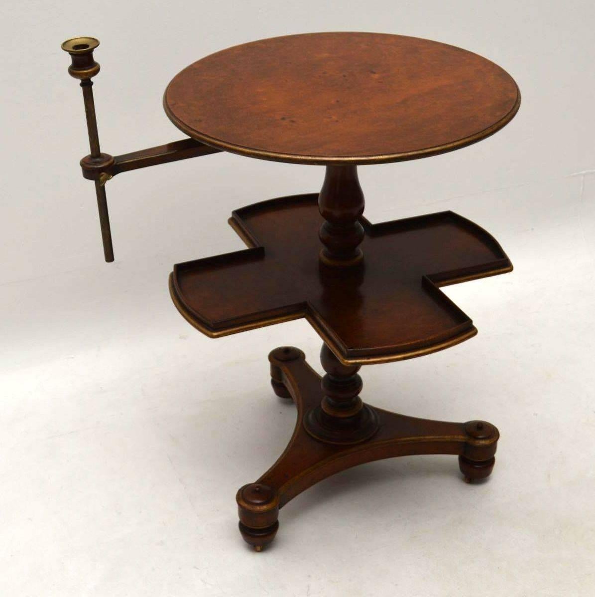 English Antique Victorian Walnut Occasional Table