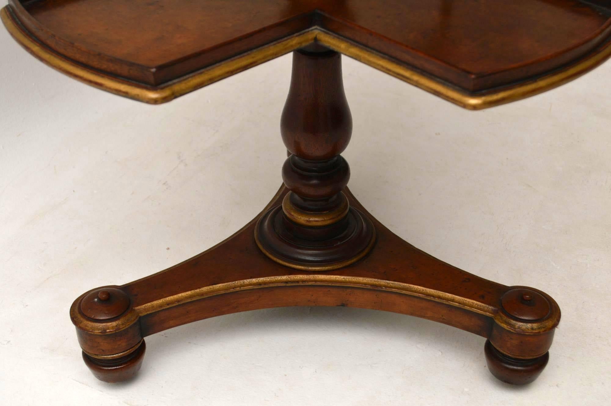 Antique Victorian Walnut Occasional Table 3