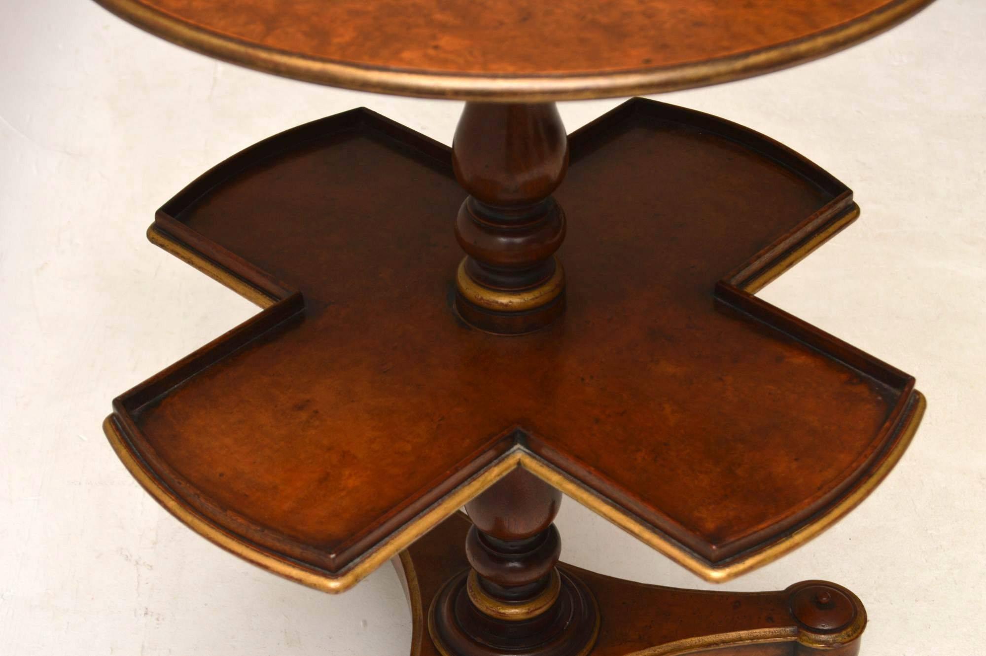 Antique Victorian Walnut Occasional Table 2