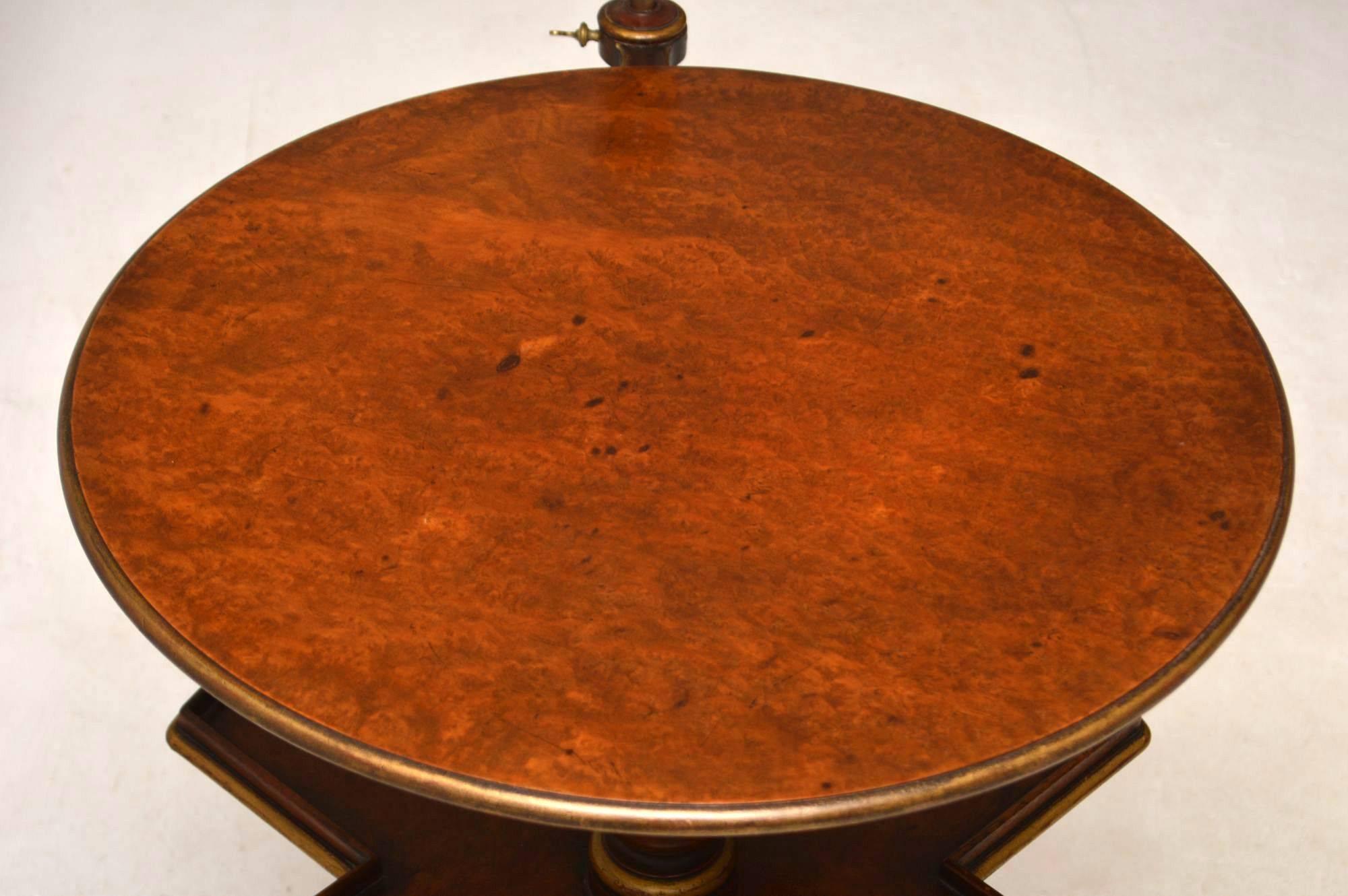 Antique Victorian Walnut Occasional Table 1