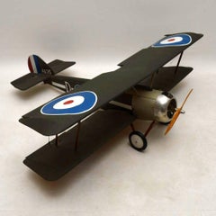 Antique Vintage RAF Model Fighter Biplane