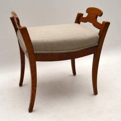 Pair of Antique Swedish Biedermeier Stools