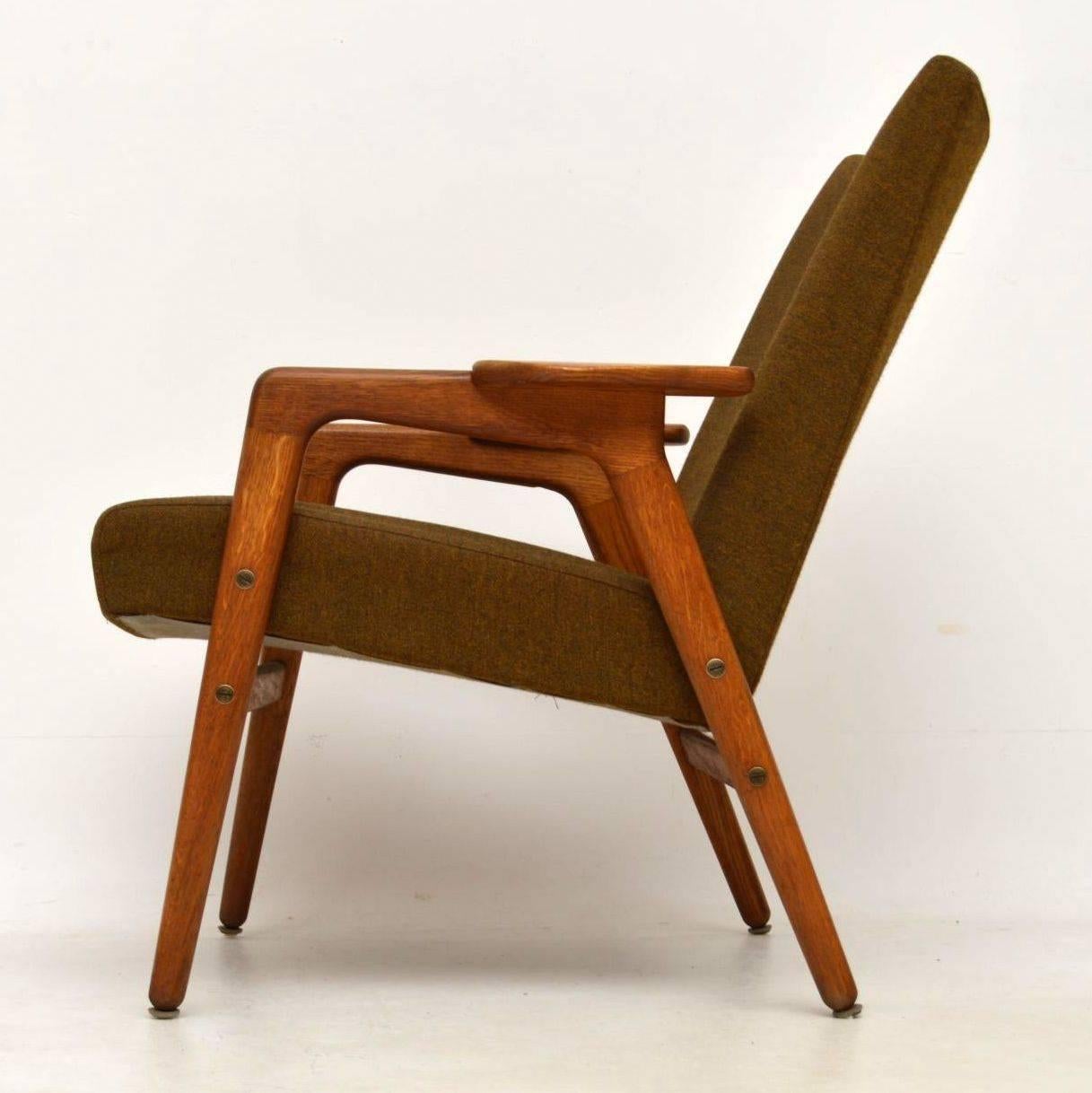 Mid-Century Modern 1960s Swedish Vintage Teak Armchair by Yngve Ekstrom