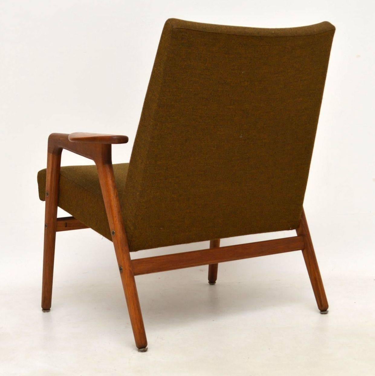 1960s Swedish Vintage Teak Armchair by Yngve Ekstrom 1