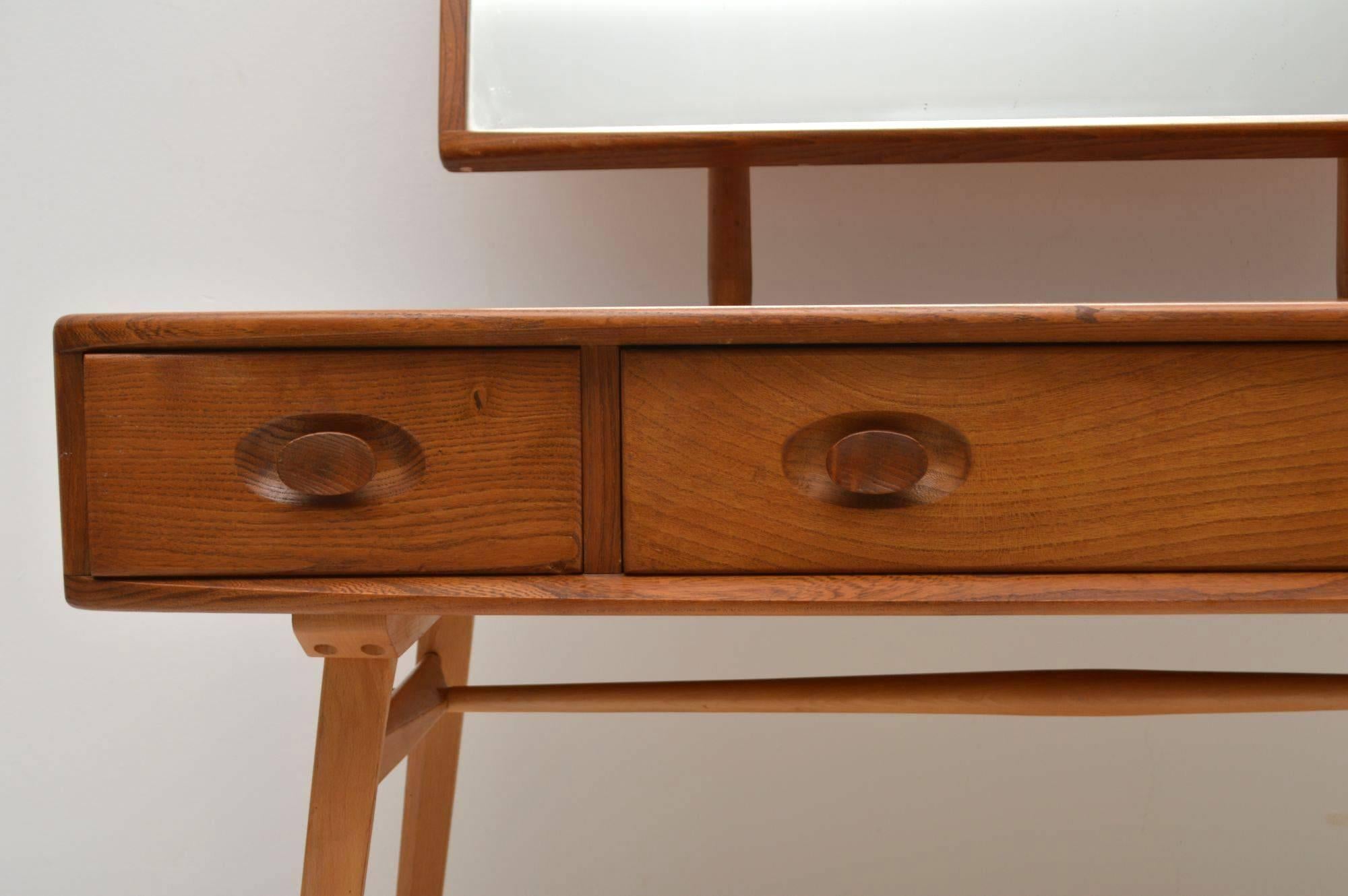 Mid-Century Modern 1960s Vintage Ercol Dressing Table