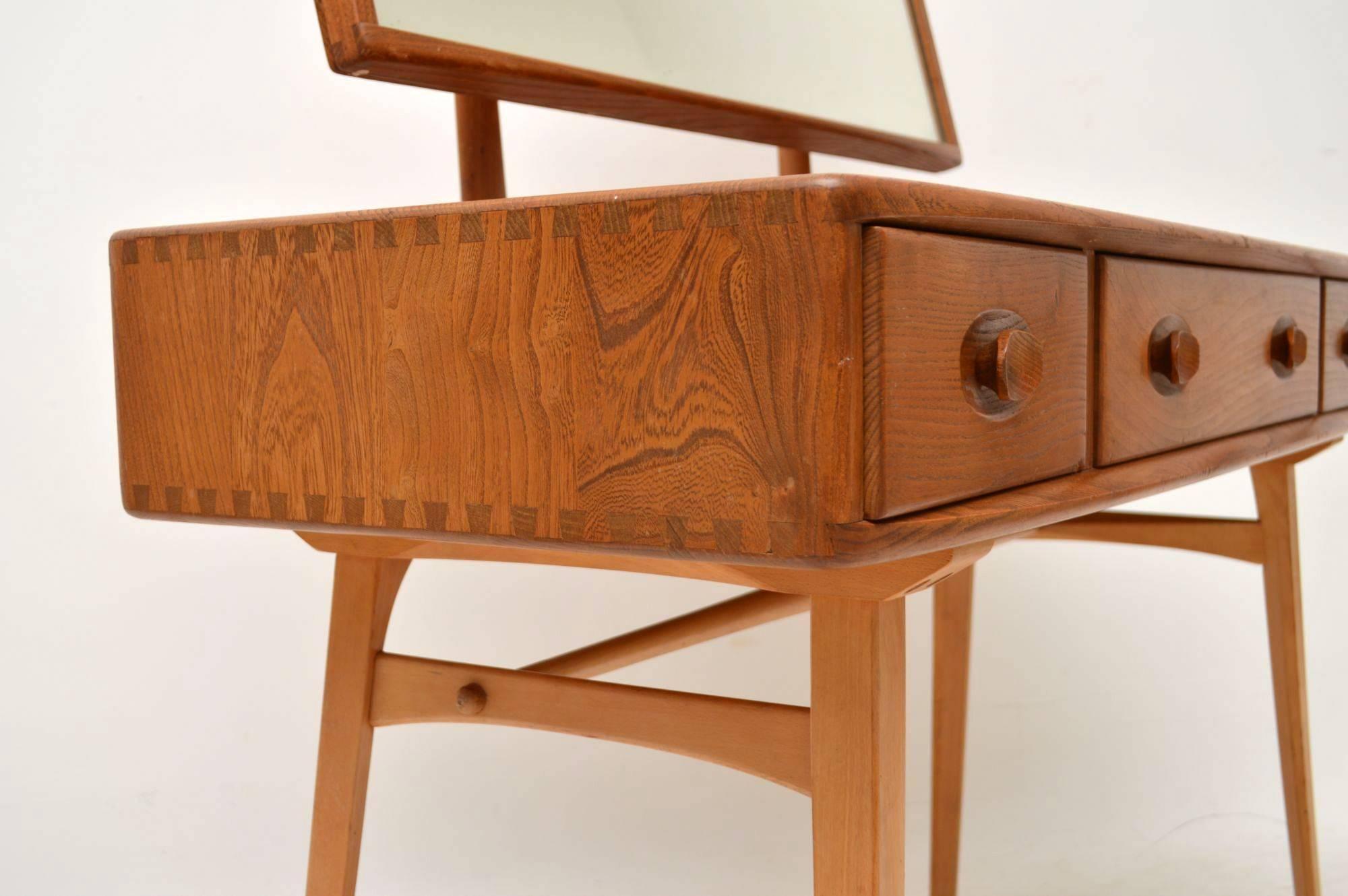 Mid-20th Century 1960s Vintage Ercol Dressing Table