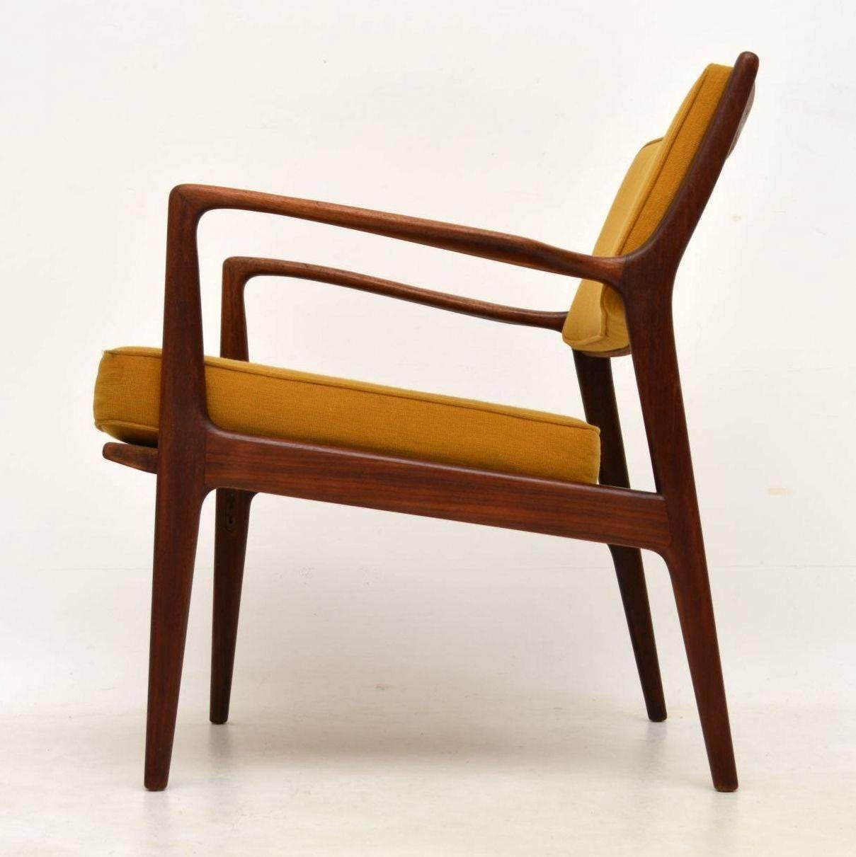 1960s, Swedish Vintage Teak Armchair by Karl-Erik Ekselius In Excellent Condition In London, GB