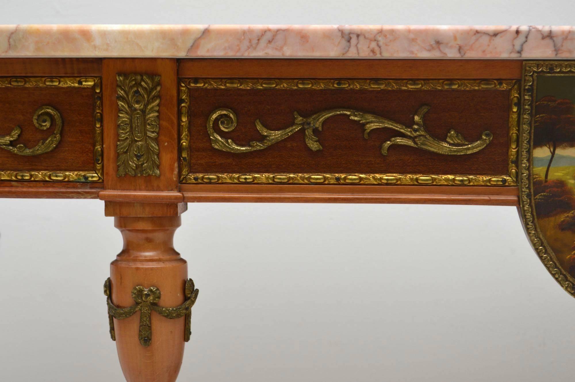 vintage french console table