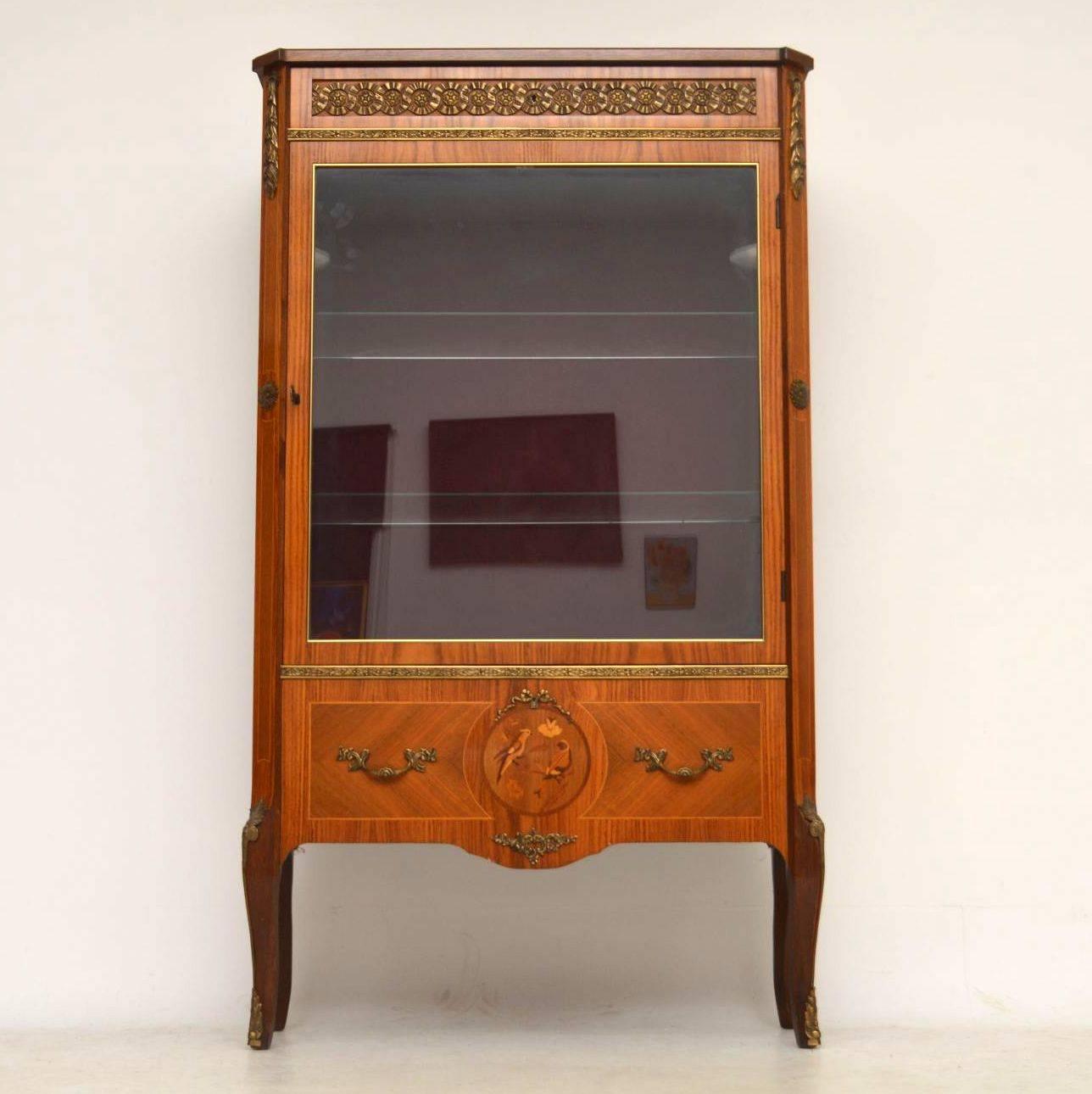 swedish antique display cabinets