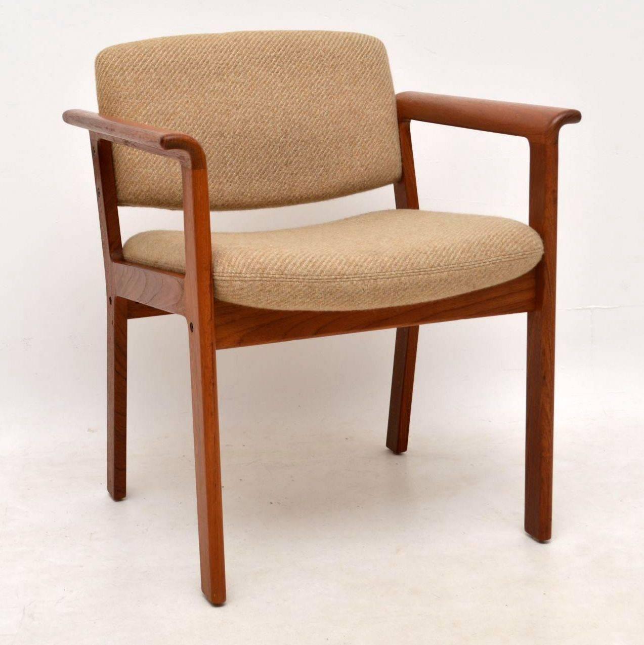 1960s Pair of Danish Teak Vintage Armchairs by Erik Kirkegaard 2