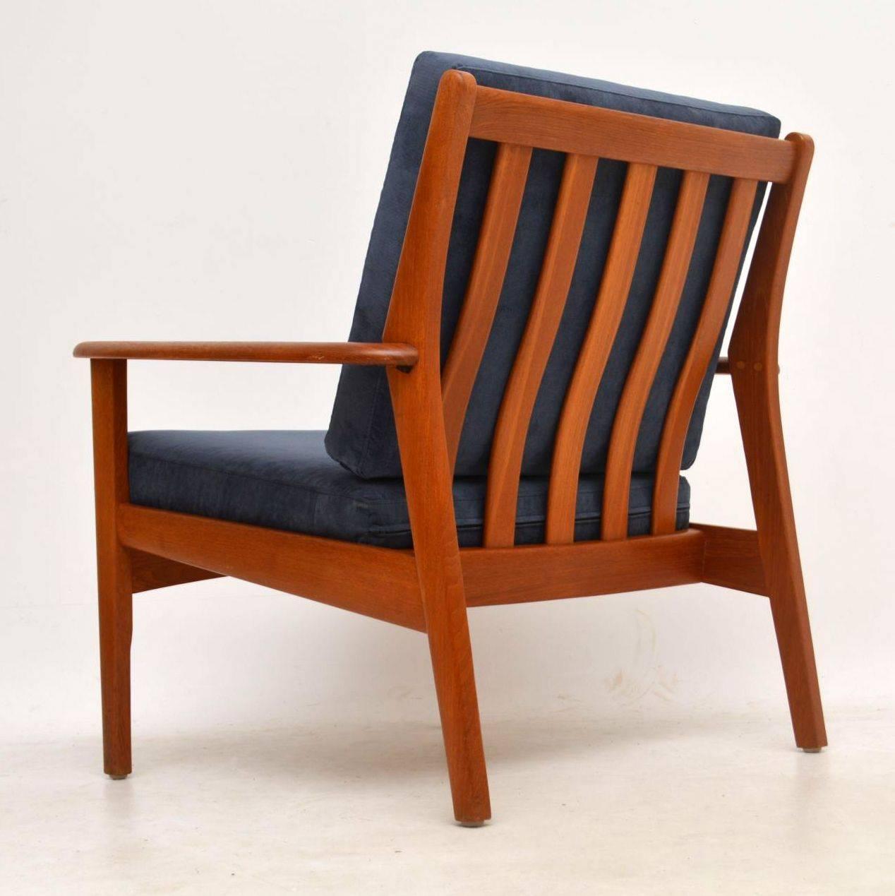 1960s Pair of Swedish Teak Vintage Armchairs 4