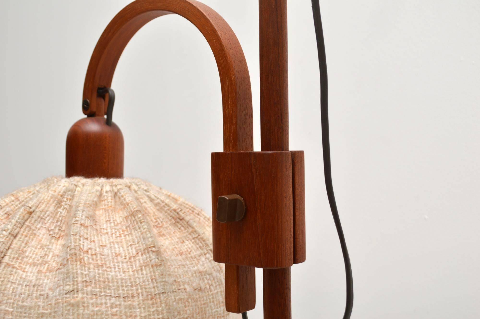 1960s Danish Teak Vintage Floor Lamp 1
