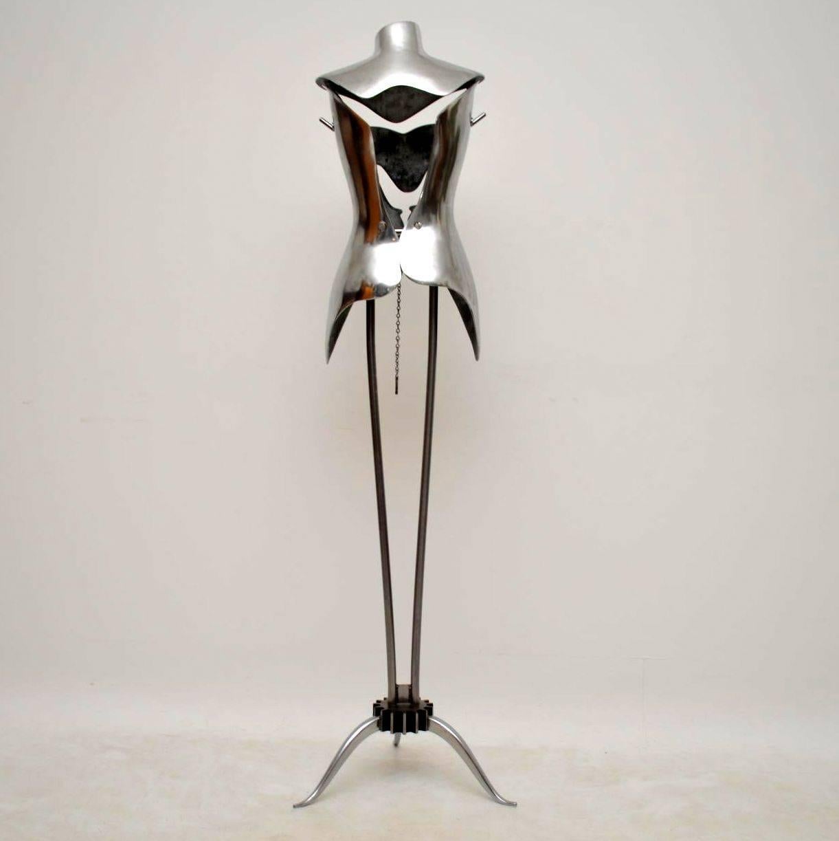 Late 20th Century Aluminium and Steel Mannequin Designed by Nigel Coates