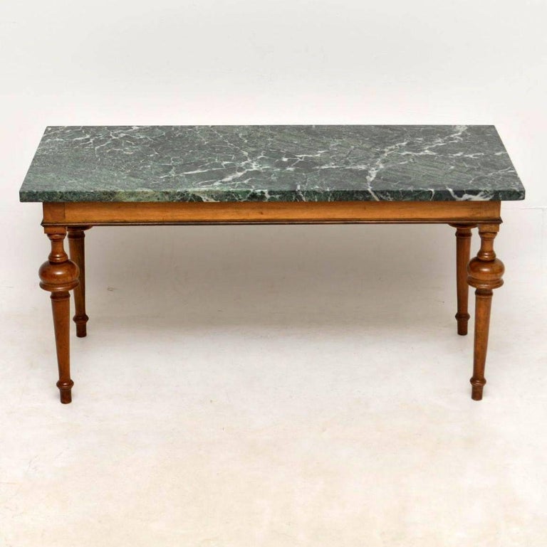 Antique Marble Top Coffee Table At 1stdibs Small Antique Marble Top Coffee Table In Lovely Original Condition Dating From Circa 1920s