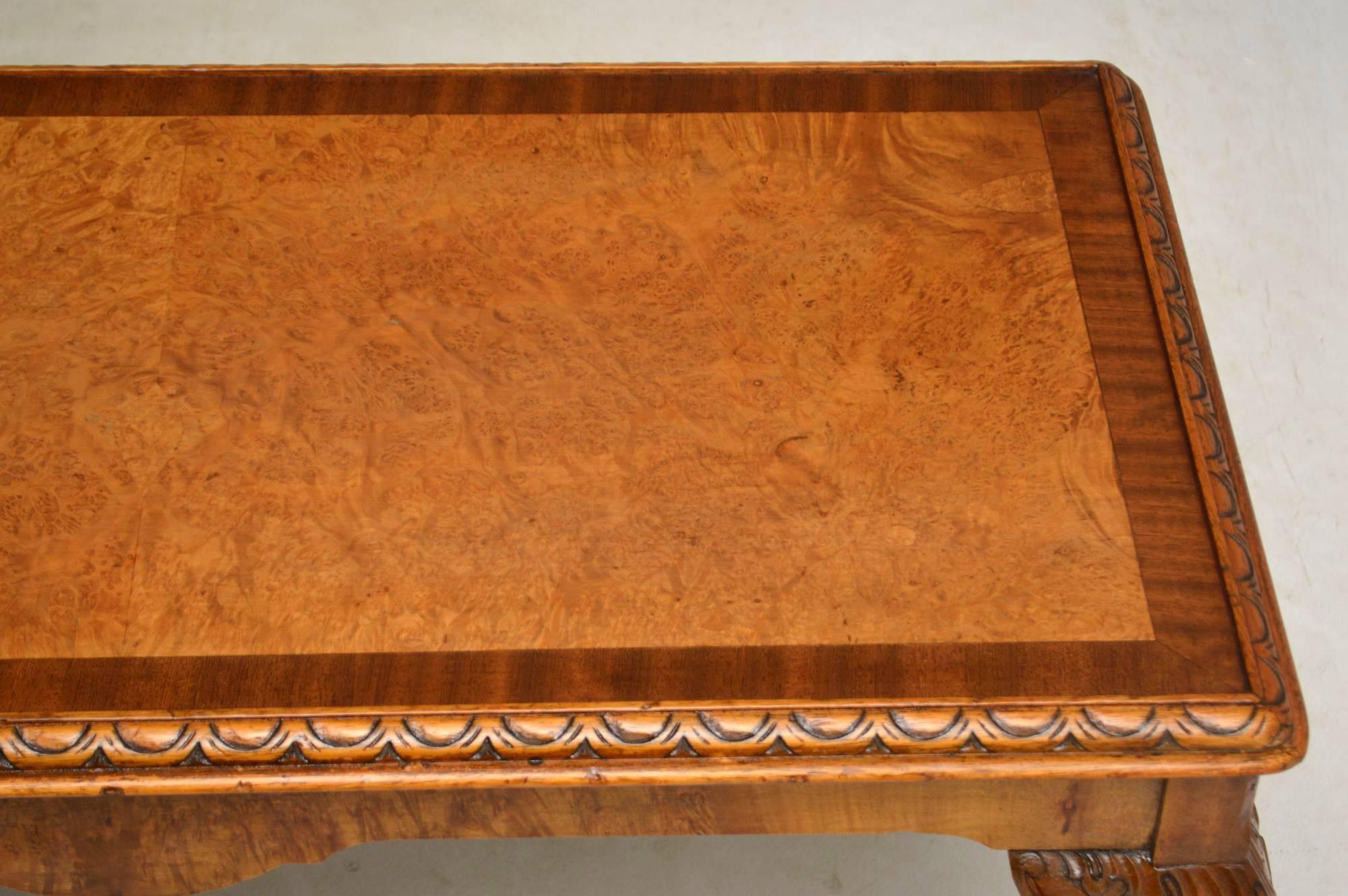 vintage walnut coffee table