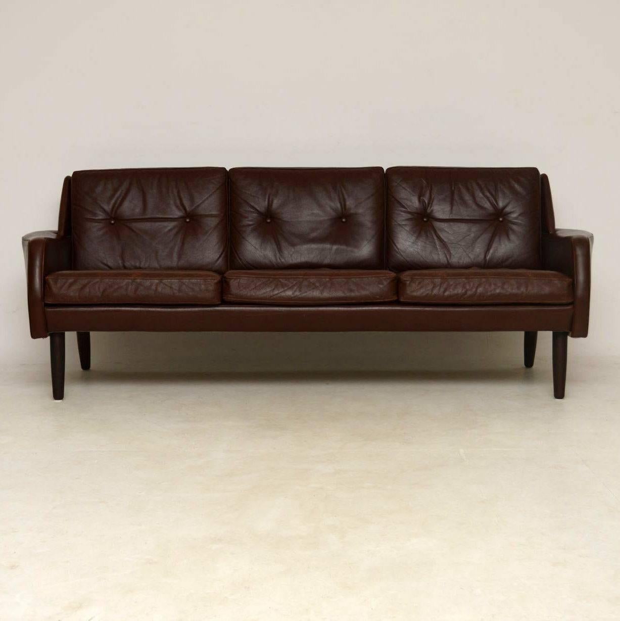 1960s leather sofa