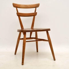 1950s Ercol Blue Dot Childs Dining Chairs, Set of 12